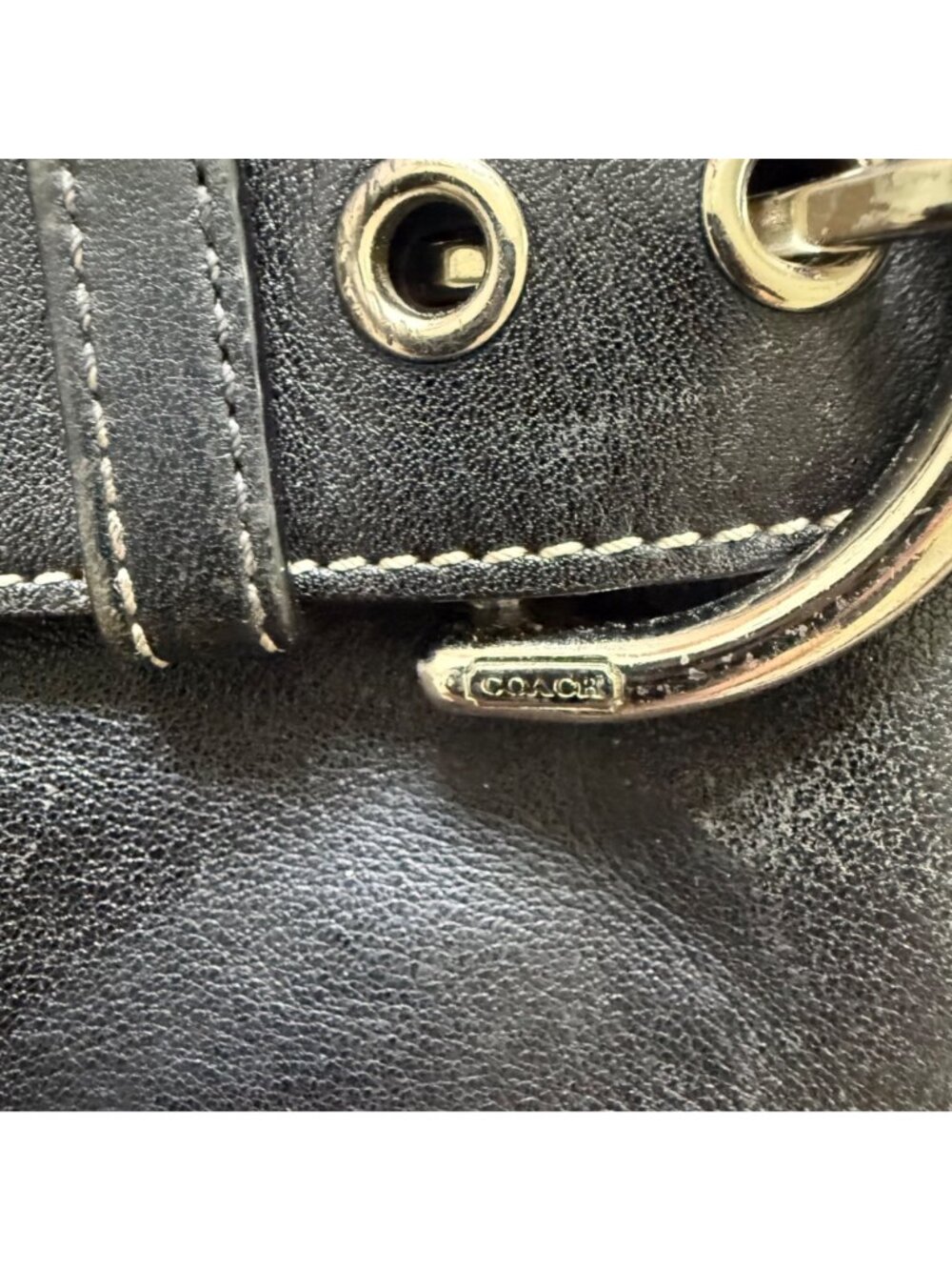 Coach Women's Soho Shoulder Bag Vintage Y2K Quiet Luxury Leather Black Crossbody - Picture 8 of 11